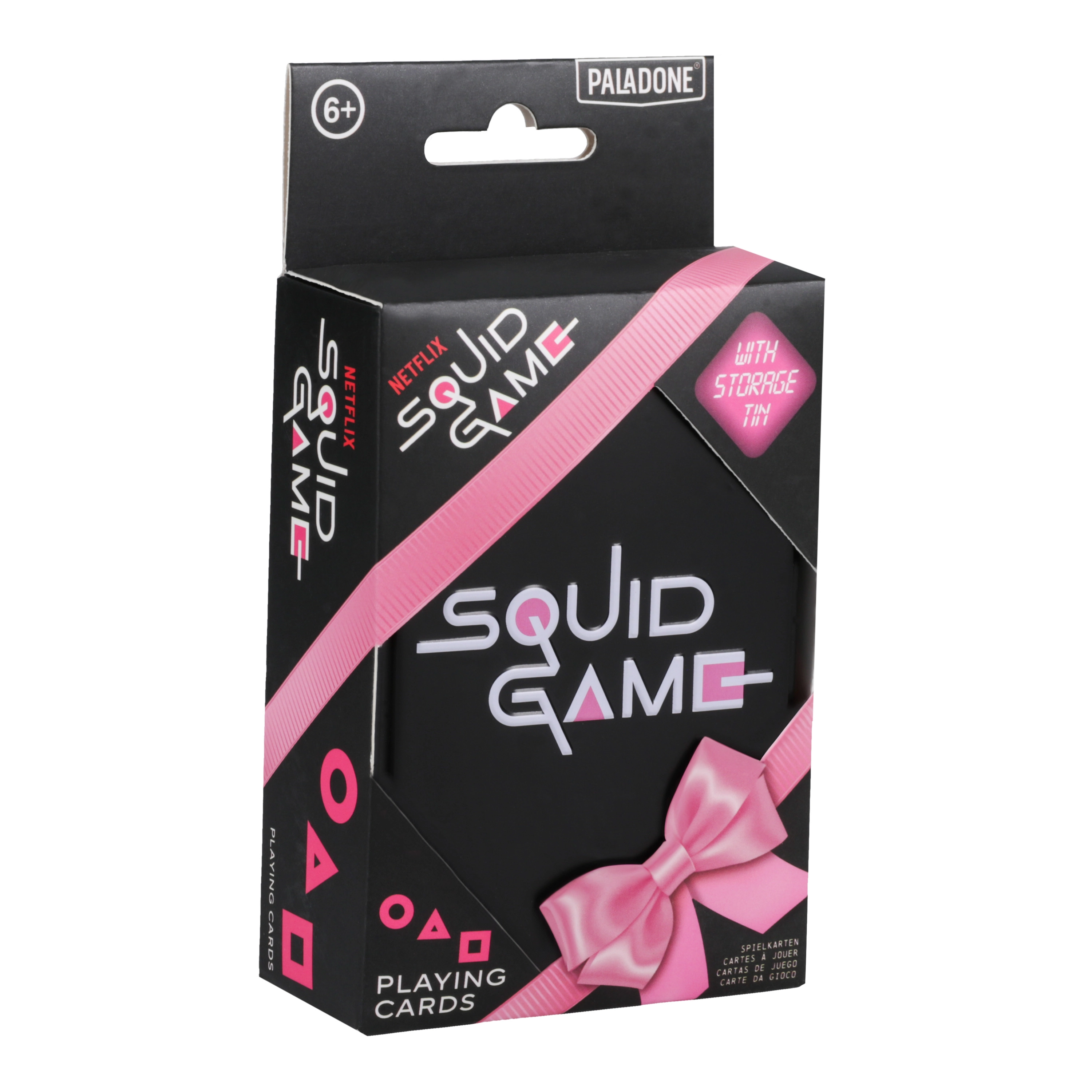 Karty do gry Paladone Squid Game Playing Cards w metalowej puszce