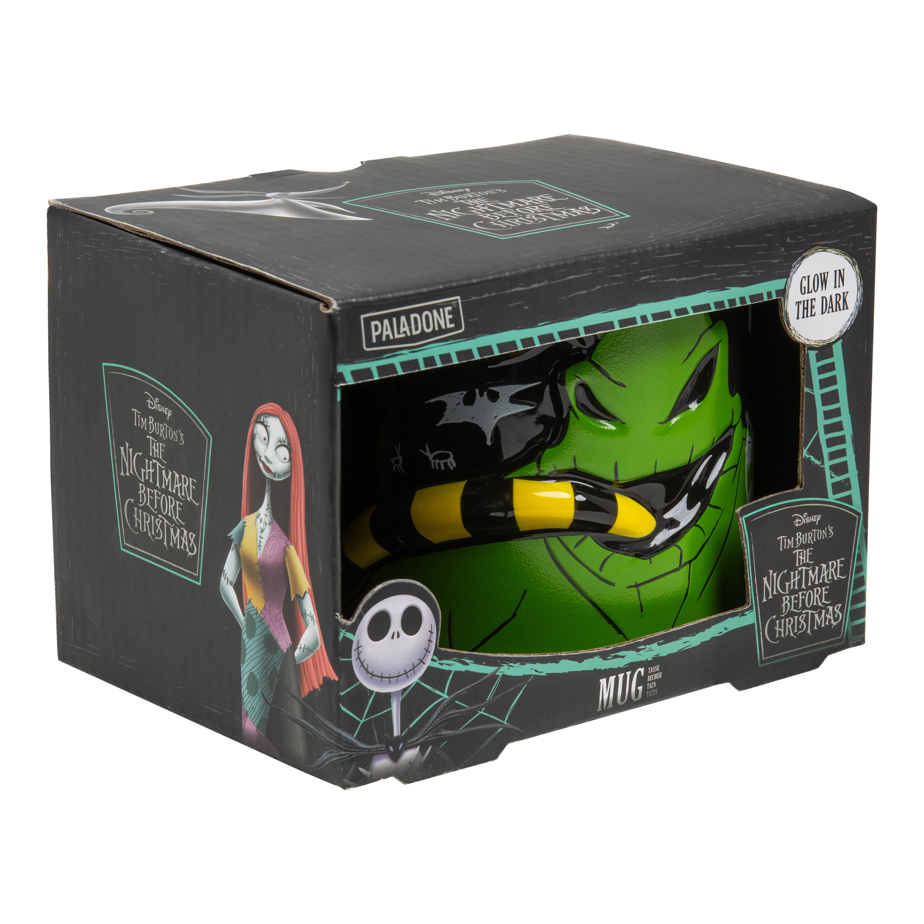 Kubek Paladone Miasteczko Halloween Świecący w Ciemności Oogie Boogie 3D