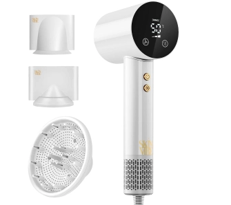 Suszarka do włosów SkinVibe Libra AirLoom SV-002WH Jonizacja Dyfuzor Zimny nawiew 1500W 3 prędkości 4 temperatury