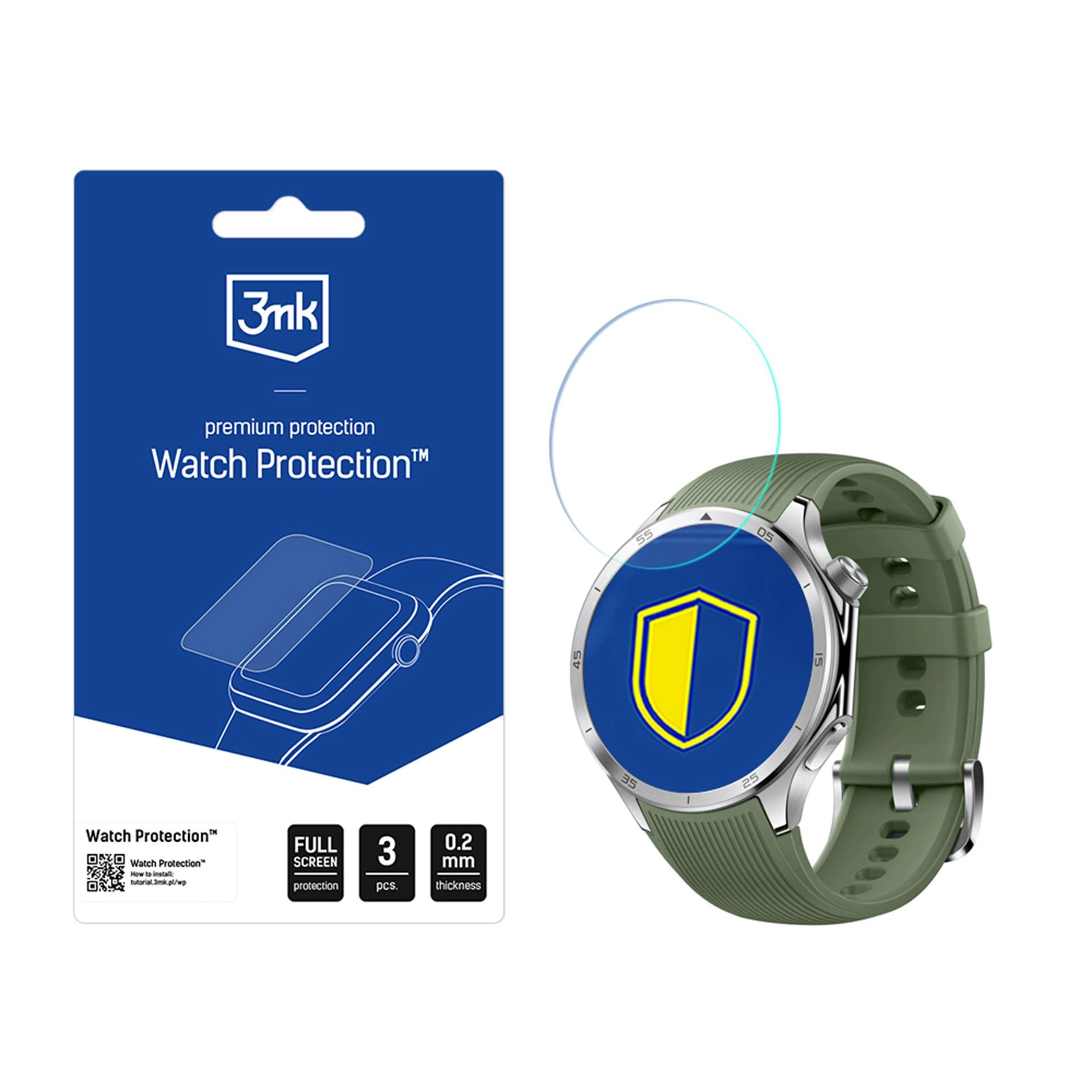 Szkło hybrydowe 3mk Watch Protection FlexibleGlass do OnePlus Watch 3 47mm
