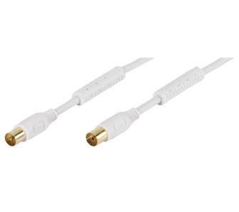 Kabel antenowy Vivanco 48513 3m Biały