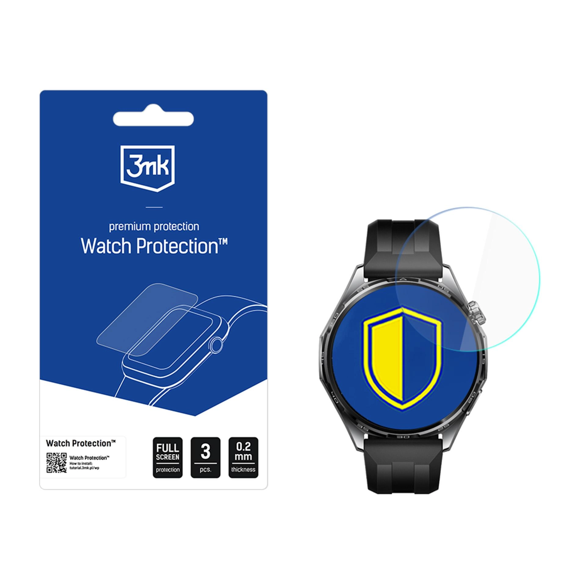 Szkło hybrydowe 3mk Watch Protection FlexibleGlass do Huawei Watch GT 6 46mm