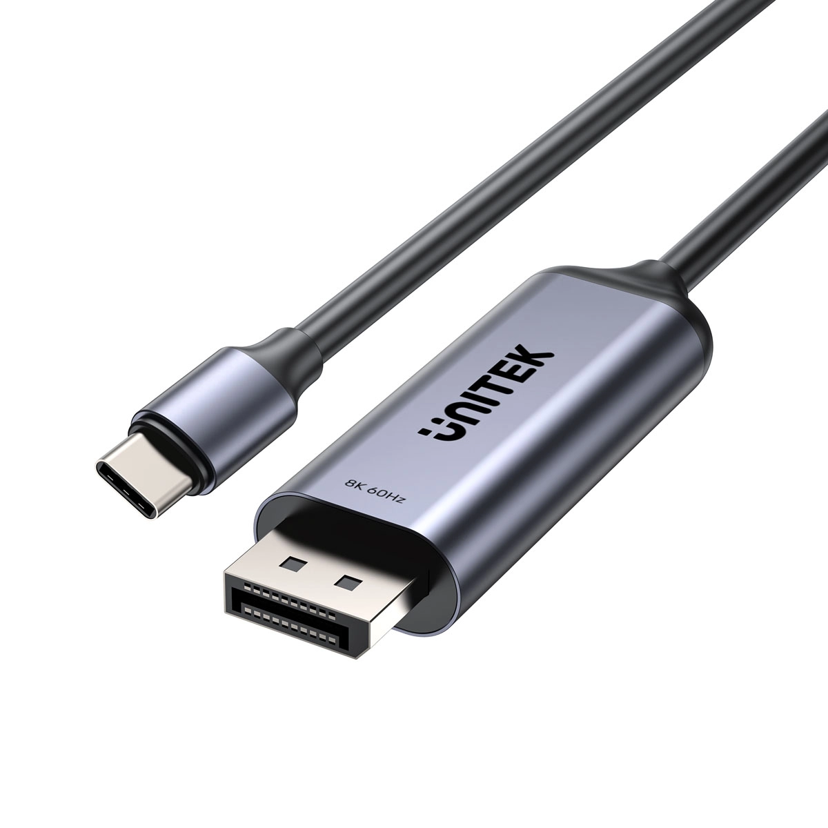 Kabel DisplayPort Unitek V1423DGY01 USB-C - DisplayPort 8K 1.5m Szary