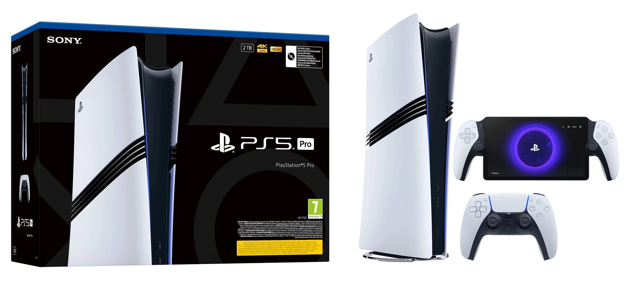 Konsola Sony PlayStation 5 Pro (PS5) 2TB + PlayStation Portal