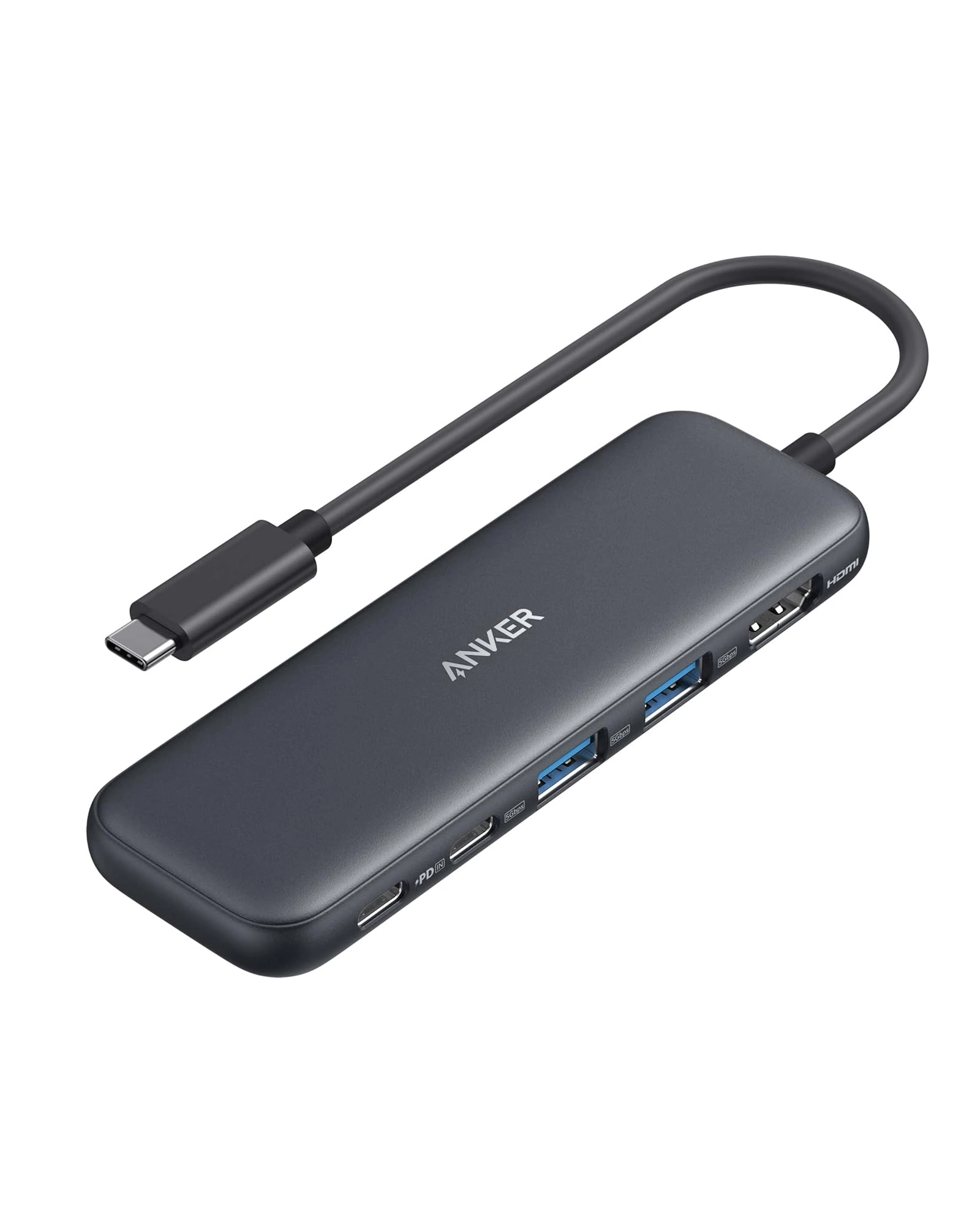 Hub USB Anker 332 A8355H11 5w1 USB-C Czarny