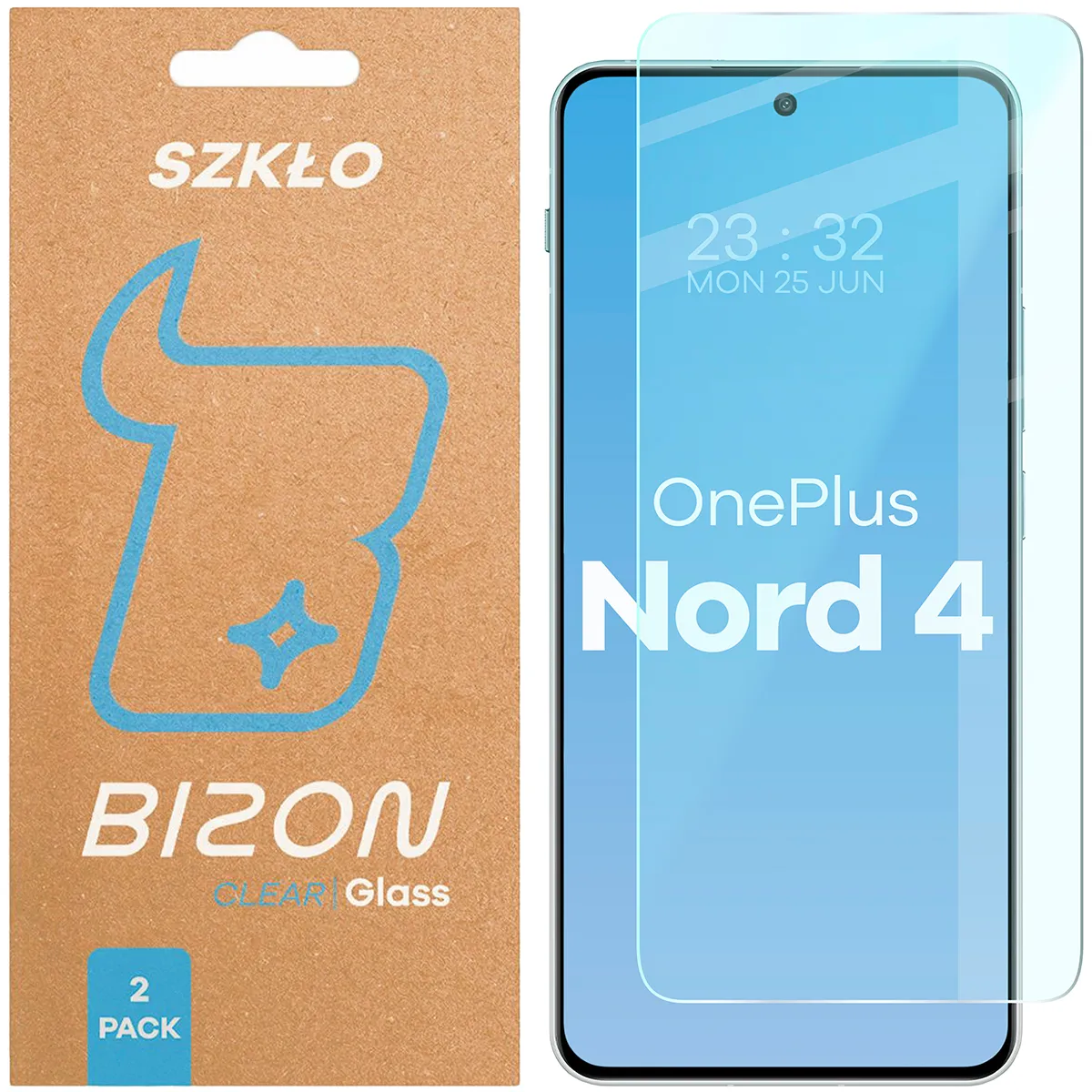 Szkło hartowane Bizon Clear Duo do OnePlus Nord 4