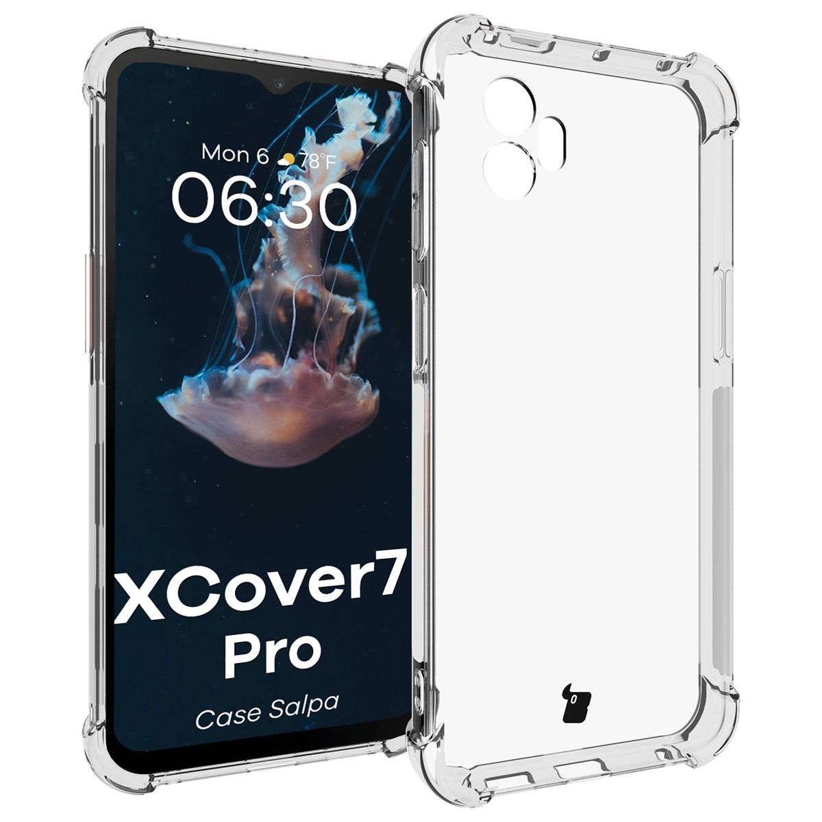 Bizon Elastyczne Salpa do Samsung Galaxy Xcover7 Pro Przezroczysty
