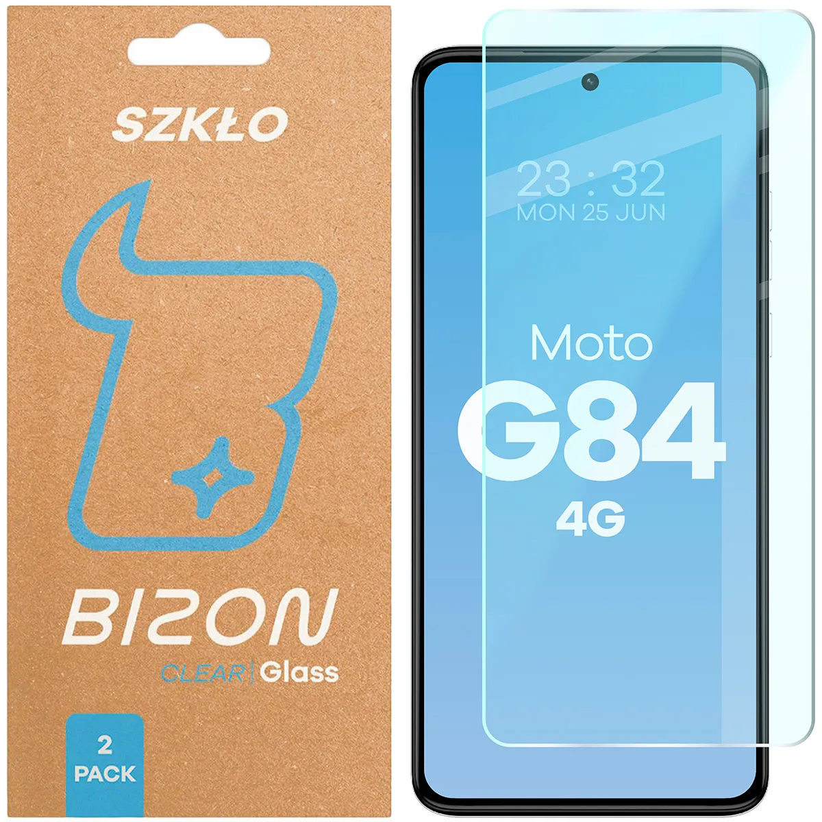 Szkło hartowane Bizon Clear Duo do Motorola Moto G84 5G