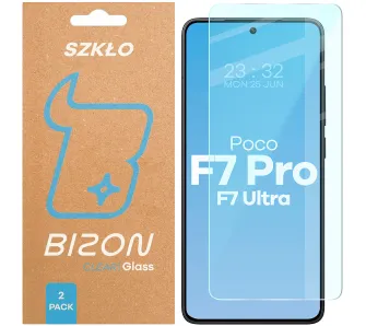 Szkło hartowane Bizon Clear Duo do Xiaomi POCO F7 Pro / Xiaomi POCO F7 Ultra