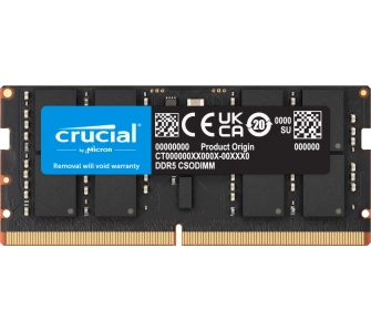 Pamięć Crucial DDR5 24GB 6400 CL52 CSODIMM Czarny