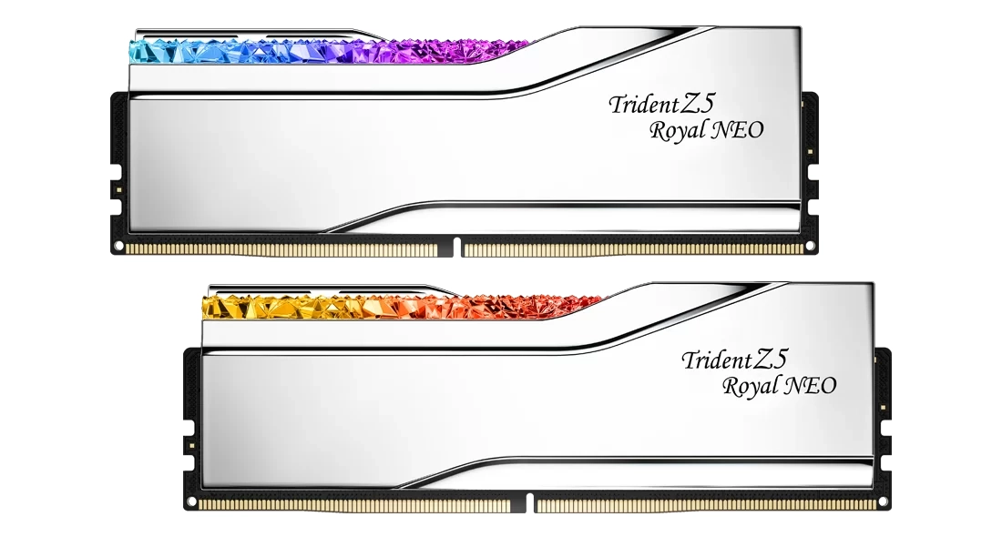 Pamięć RAM G.Skill Trident Z5 Royal Neo DDR5 64GB (2x32GB) 6000 CL28 Biały