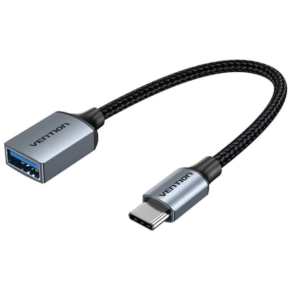 Kabel Vention USB-C do USB-A 0,15m Czarny