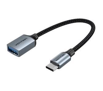 Kabel Vention USB-C do USB-A 0,15m Czarny