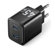 Vention 2xUSB-C 45W GAN PD Czarny