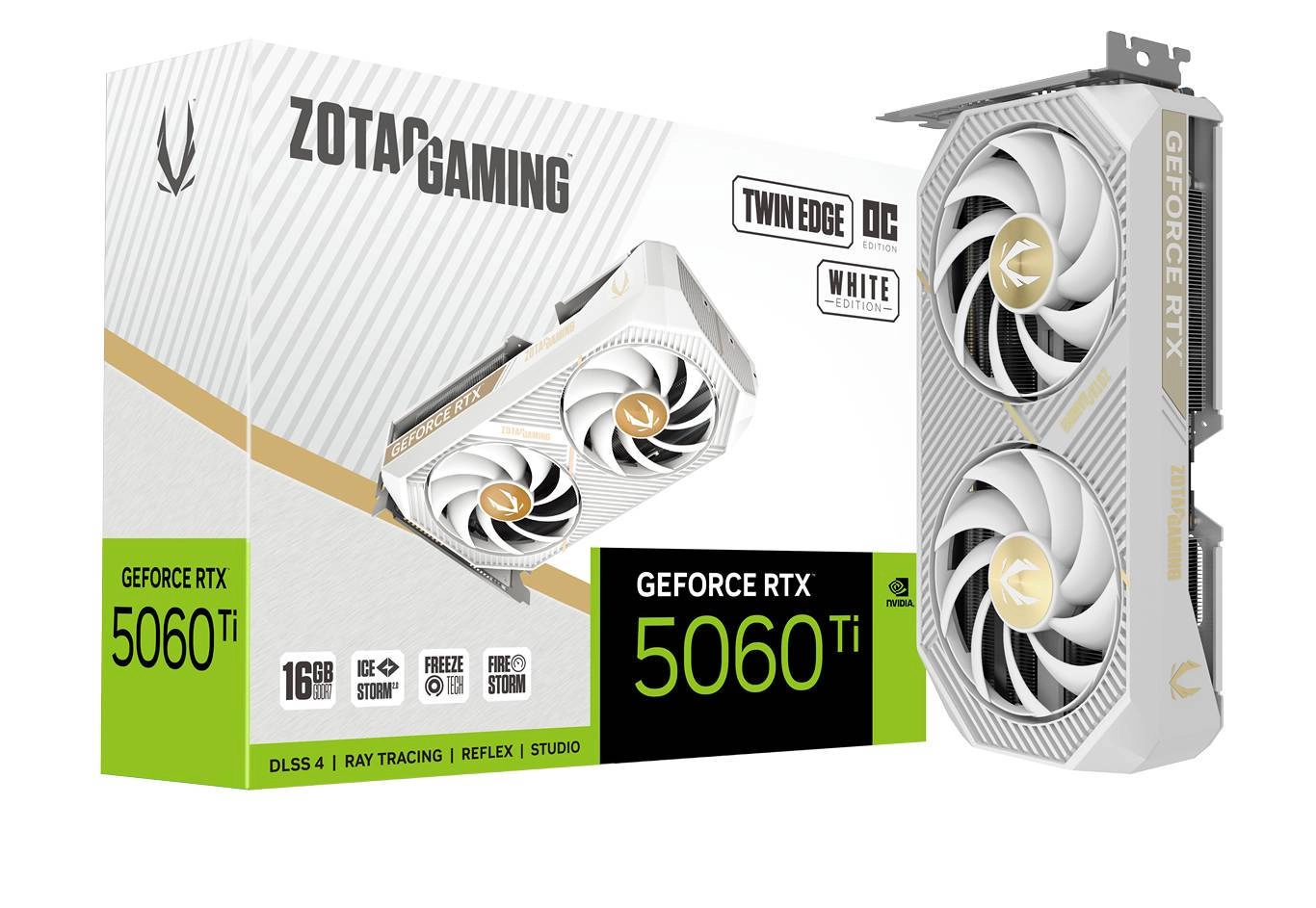 Karta graficzna Zotac GeForce RTX 5060 Ti Twin Edge OC White Edition 16GB GDDR7 128bit DLSS 4