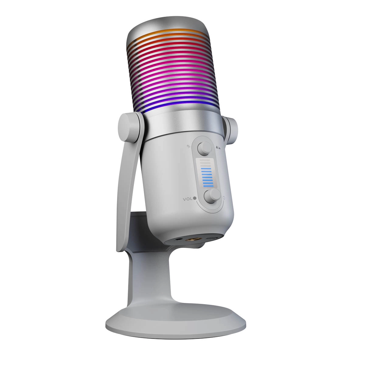 Mikrofon Rampage Diyez Przewodowy Pojemnościowy Biały