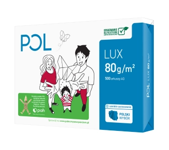 Papier do drukarek POL LUX A3 80 g/m2 500 Arkuszy