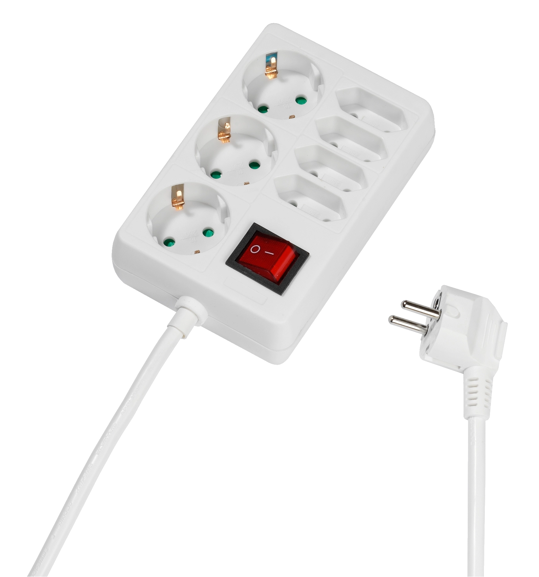 Listwa Vivanco 7 gniazd 1,4m Biały