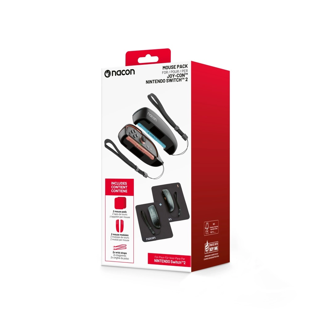 Zestaw akcesoriów Nacon Nakładka Mysz + Podkładka do Joy-Con od Nintendo Switch 2