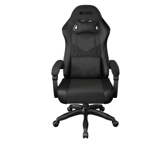 Fotel Fury Shinai S2 Gamingowy do 120kg ECO Skóra Tkanina Czarny
