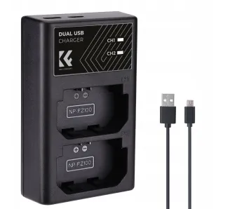 Ładowarka K&F KF28.0010 do Sony NP-FZ100