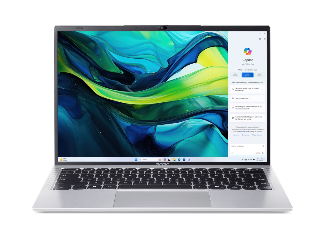 Laptop Acer Swift SFL14-53M 14" i5-1334U 16GB RAM 512GB Dysk SSD Win11 Szary