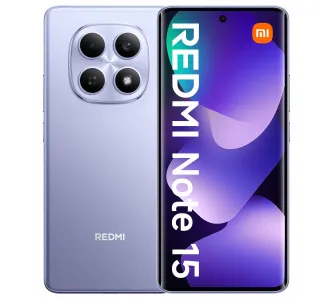Smartfon Xiaomi REDMI Note 15 8/256GB Funkcje AI 6,77" 120Hz 108Mpix Purpurowy