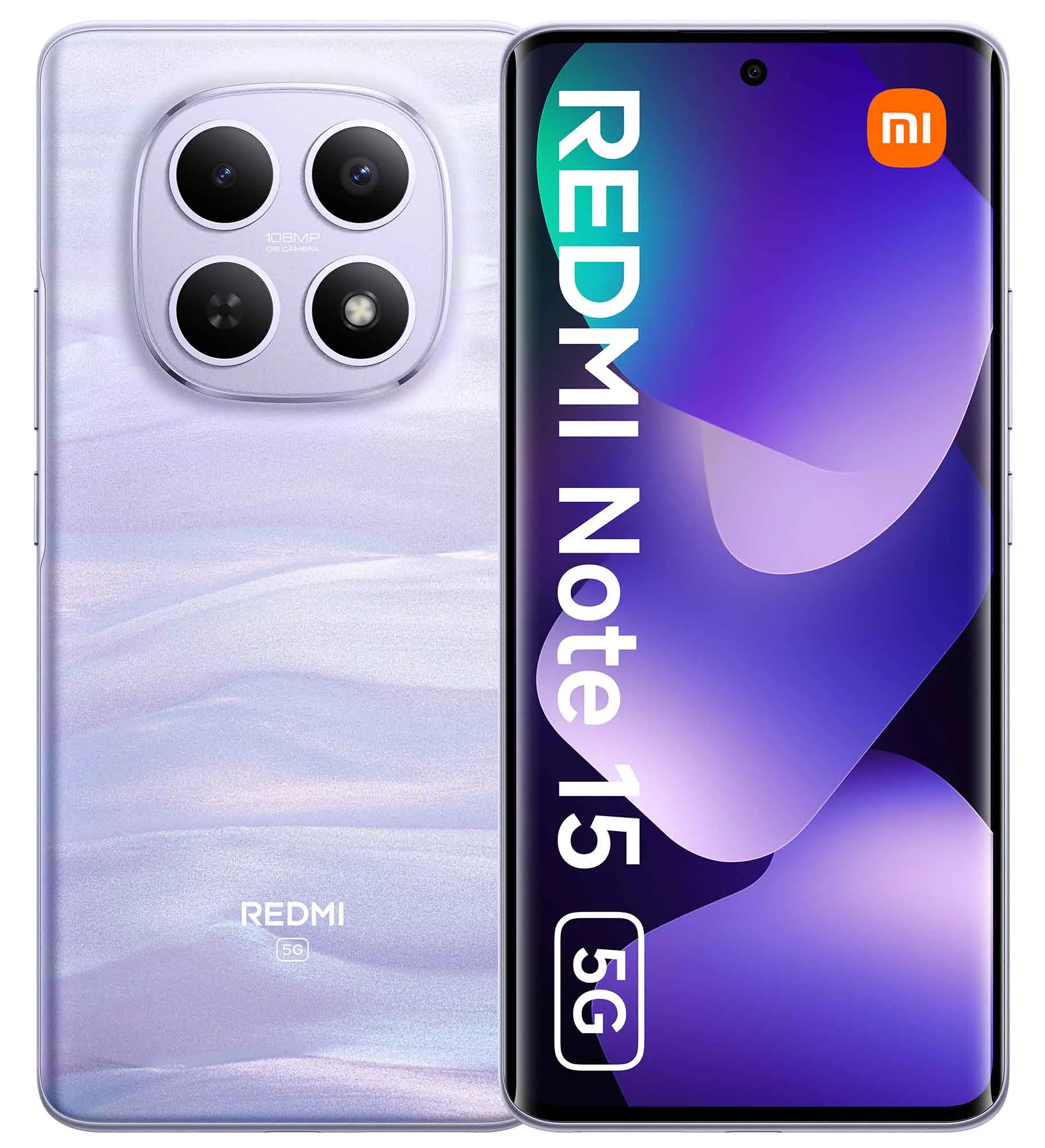 Smartfon Xiaomi REDMI Note 15 5G 8/256GB Funkcje AI 6,77" 120Hz 108Mpix Purpurowy