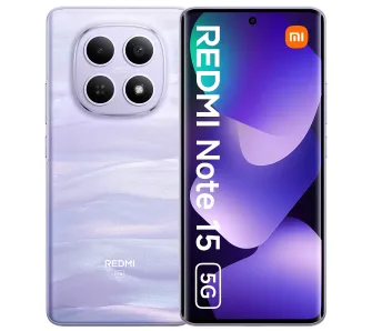 Smartfon Xiaomi REDMI Note 15 5G 8/256GB Funkcje AI 6,77" 120Hz 108Mpix Purpurowy