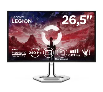 Monitor Lenovo Legion Pro 27UD-10 (68C5GAC4EU) 26,5" 4K QD-OLED 240Hz 0,03ms Gamingowy