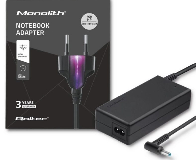 Zasilacz do laptopa Qoltec AD41P 90W do HP