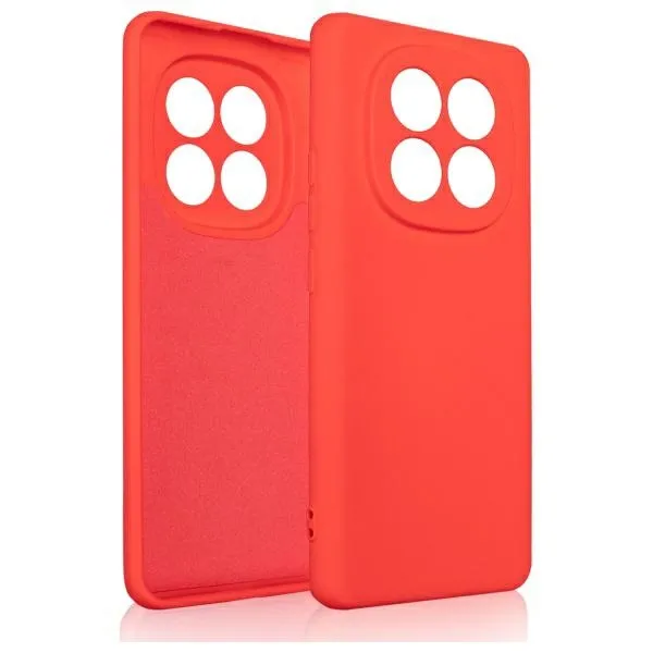 Etui Beline Silicone do Xiaomi Redmi Note 14 Pro+ Czerwony