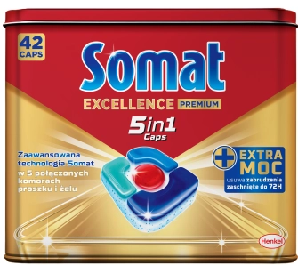 Kapsułki do zmywarki Somat 5W1 42szt.