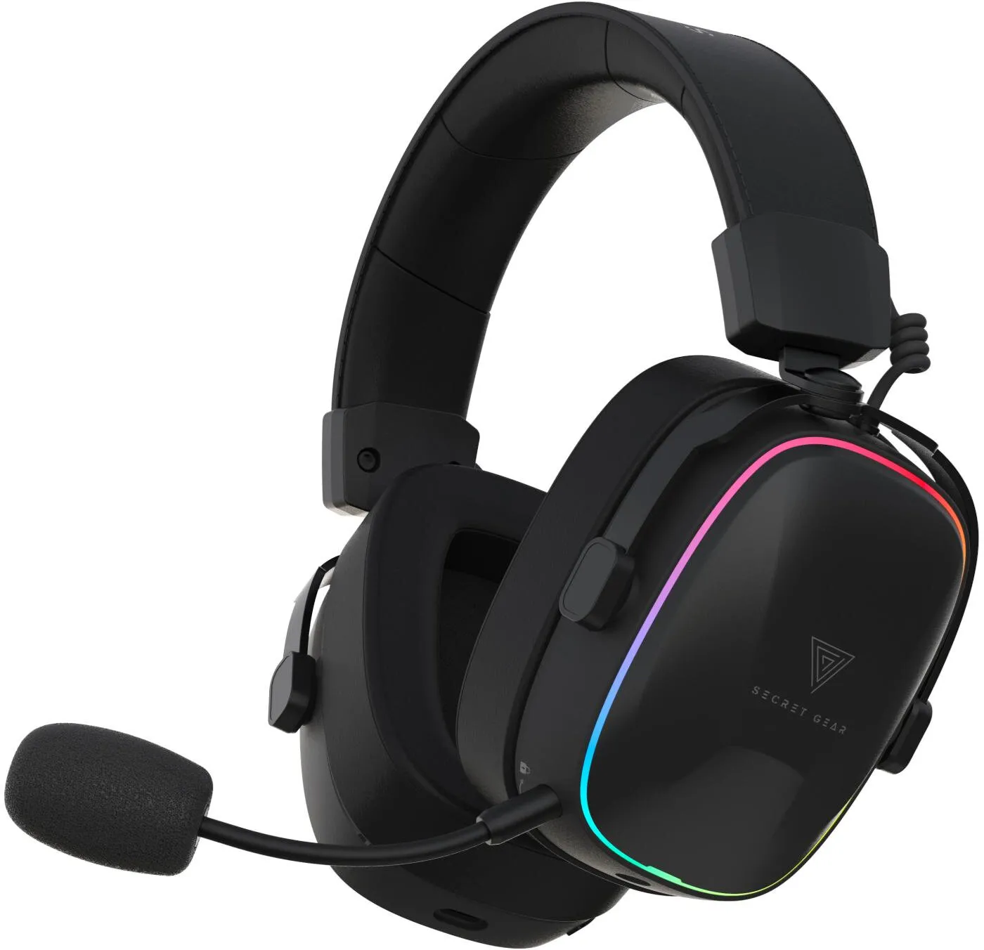 Słuchawki bezprzewodowe z mikrofonem Secret Gear SX2 Nauszne Czarny