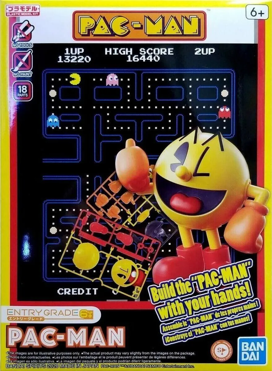 Model do składania Bandai Entry Grade Pac-Man