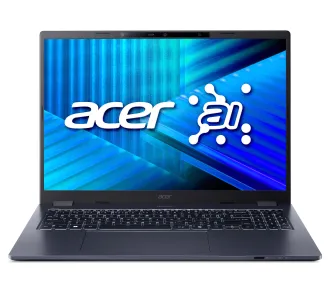 Laptop biznesowy Acer TravelMate P4 16 TMP416-54-TCO 16" Ultra 5 225U 16GB RAM 512GB Dysk SSD Win11 Pro Niebieski Funkcje AI