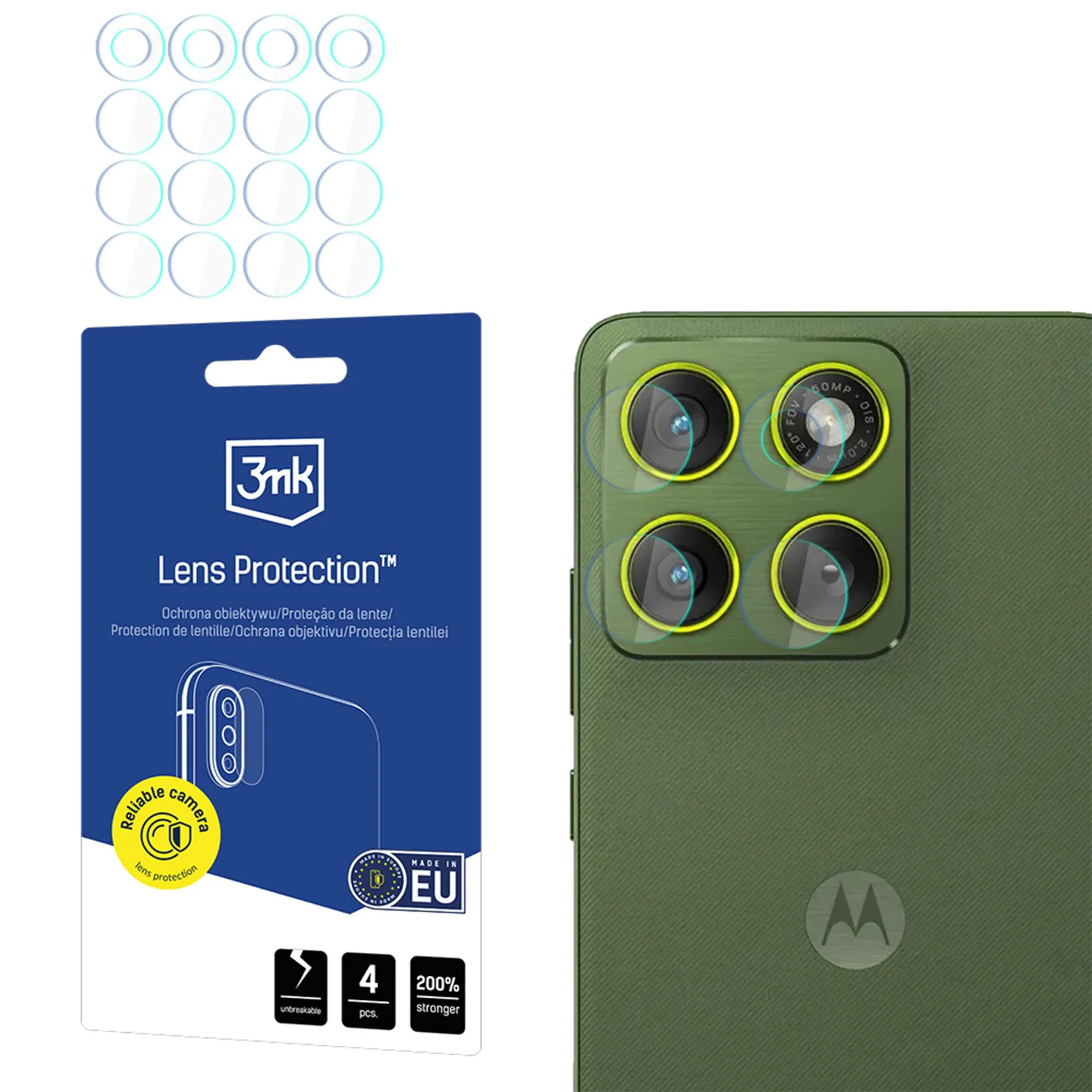 Szkło hybrydowe 3mk Lens Protection do Motorola Edge 70
