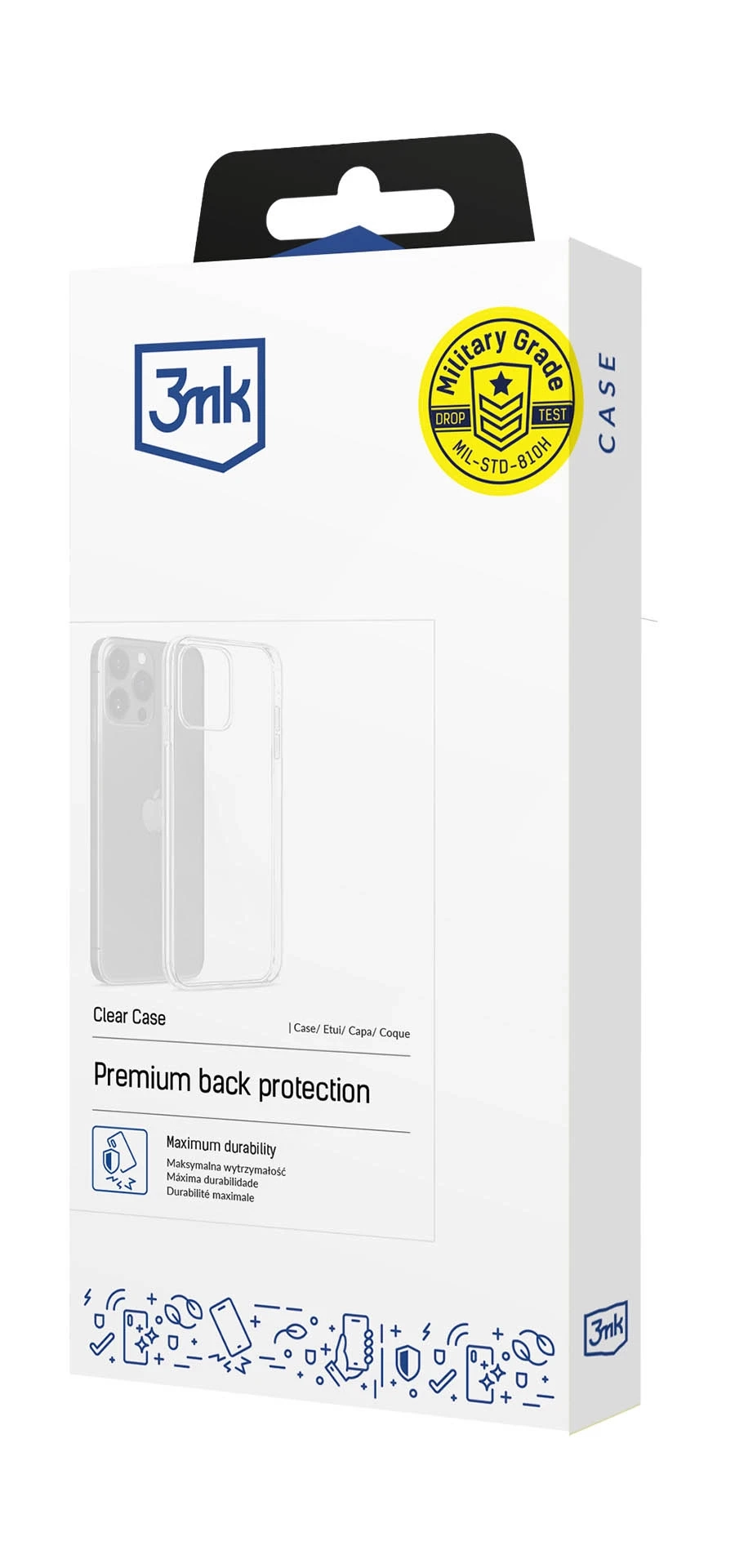 Etui 3mk Clear Case do Motorola Moto G57 Power Przezroczysty