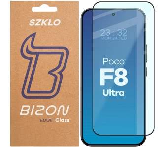 Szkło hartowane Bizon pełne Edge 2 do POCO F8 Ultra