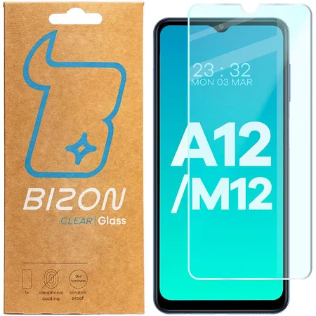 Szkło hartowane Bizon Clear do Samsung Galaxy A12 / M12