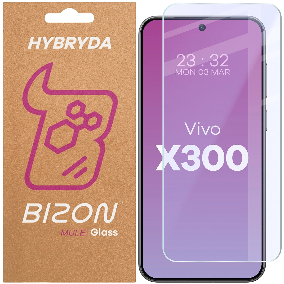 Szkło hybrydowe Bizon Elastyczne Mule do Vivo X300