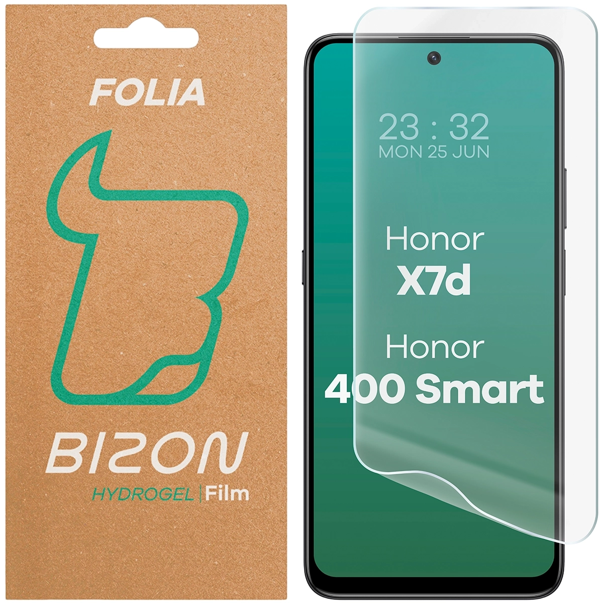 Folia hydrożelowa Bizon na ekran Hydrogel Front do Honor X7d 4G/5G / Honor 400 Smart 4G/5G