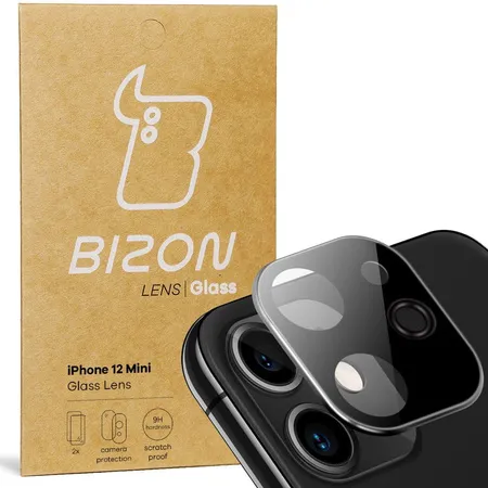 Szkło ochronne Bizon na aparat Silk Lens do iPhone 12 Mini