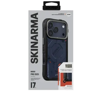 Etui Skinarma Vigor MagSafe do iPhone 17 Pro Niebieski