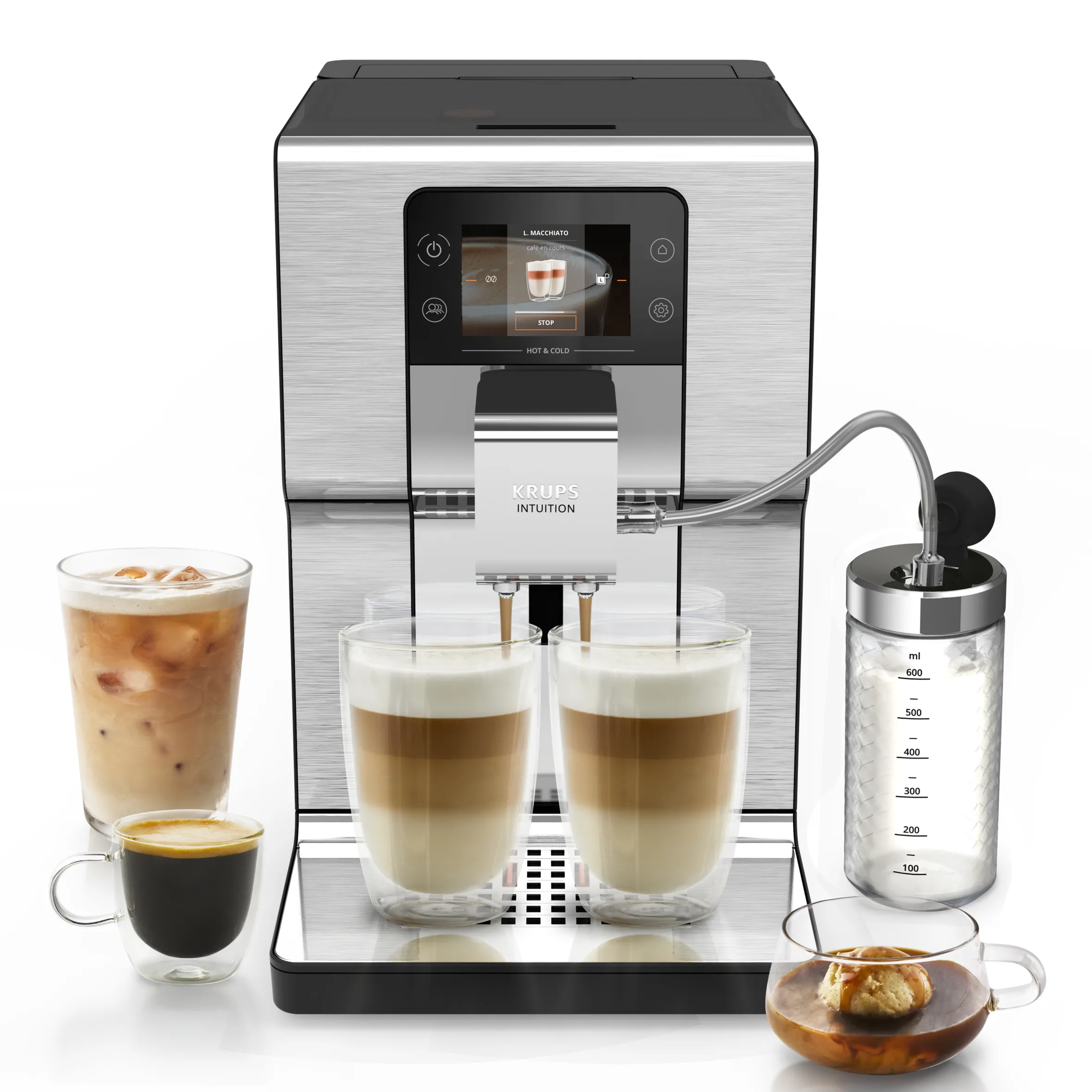 Ekspres Krups Intuition Experience Hot&Cold EA879E Kawa mrożona