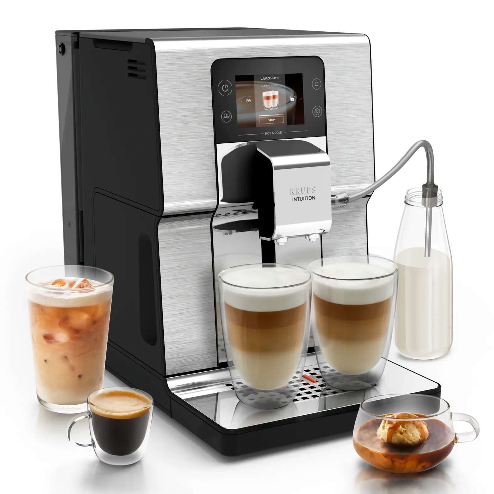 Krups Intuition Experience Hot&Cold EA879E Kawa mrożona