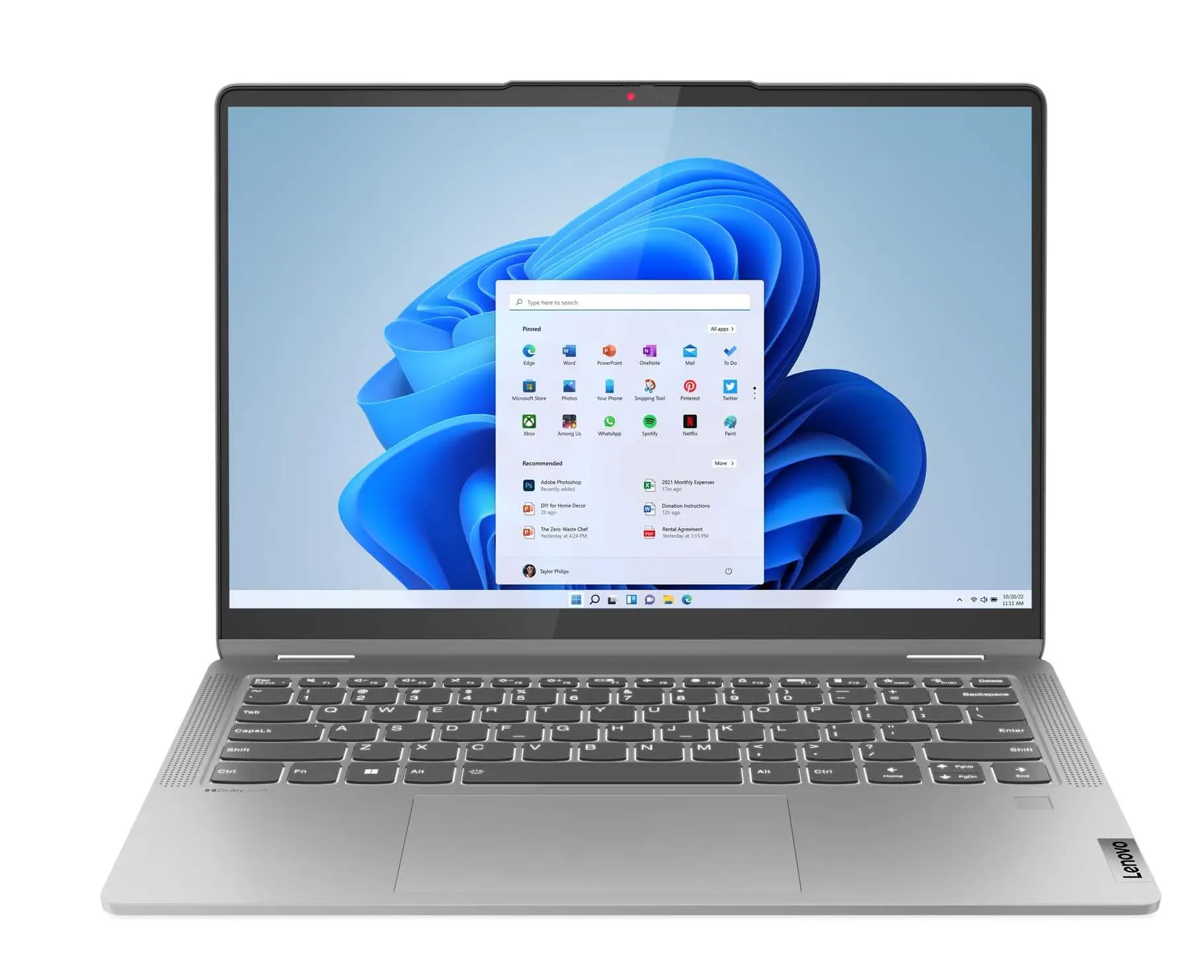 Lenovo IdeaPad Flex 5 14ABR8 14" R7 7730U 16GB RAM 512GB Dysk SSD Win11 Szary Funkcje AI