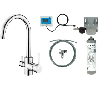 Bateria Deante BCHF064M Chrom Mosiądz