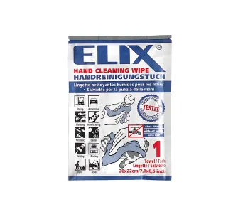 Chusteczki czyszczące Green Clean ELIX (1szt.) Do mycia rąk i narzędzi