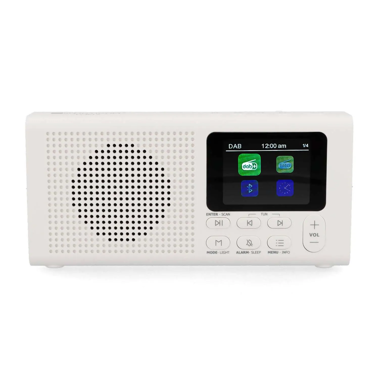 Radioodbiornik Opticum TON5 Radio FM DAB+ Bluetooth Biały